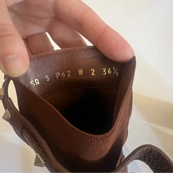 Valentino Rockstud Accents leather sock boots - Picture 8 of 11